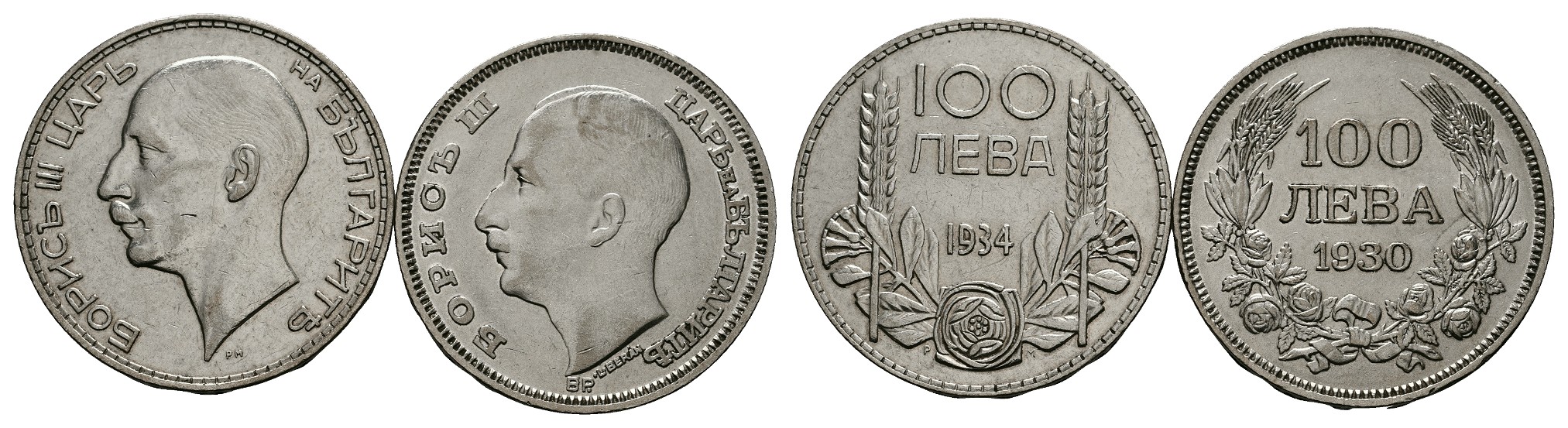  MGS Frankreich Lot 5 x 10 Francs 1930-1934 Feingewicht: 34,0g   