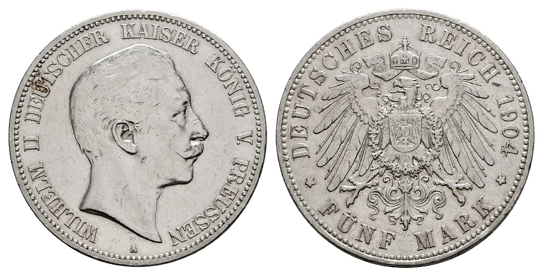  MGS III. Reich 2 Reichsmark 1939 A Hindenburg Feingewicht 5,0g   
