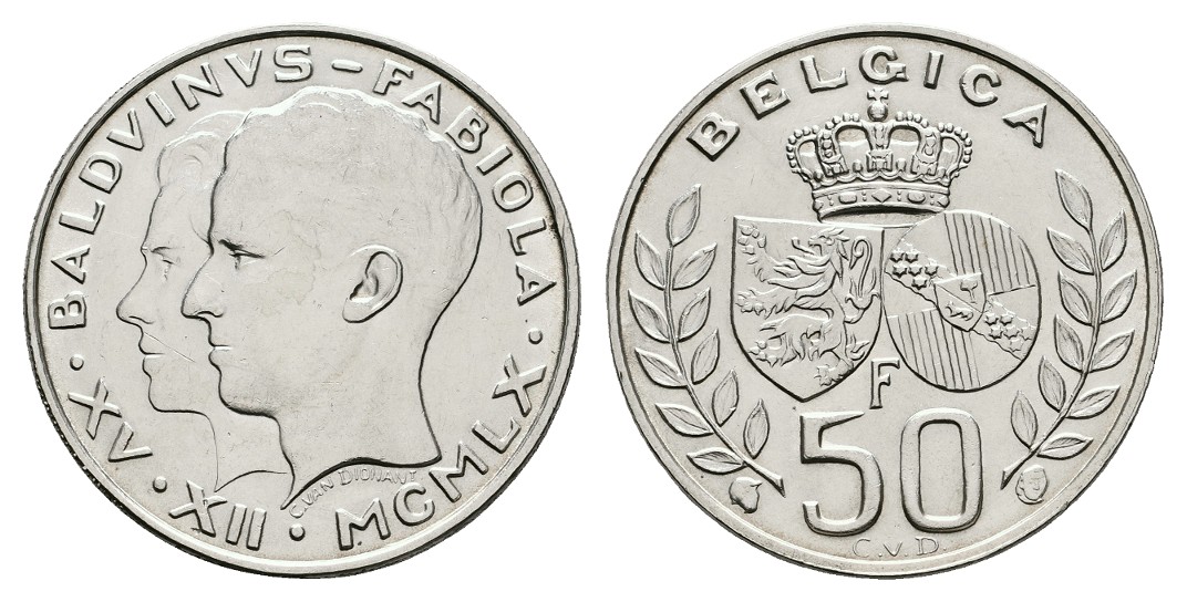  MGS Frankreich Lot 8 x 5 Francs 1960/61/62/63/65/66/68/69 Feingewicht: 80g   