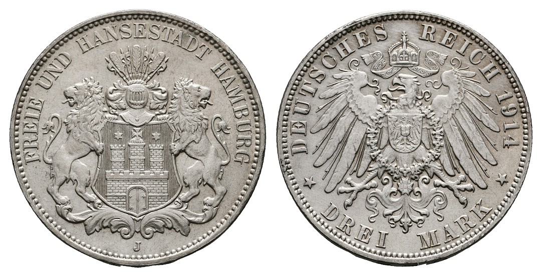  MGS Iran 5000 Dinars AH 1334 (1915) Feingewicht: 20,73g   