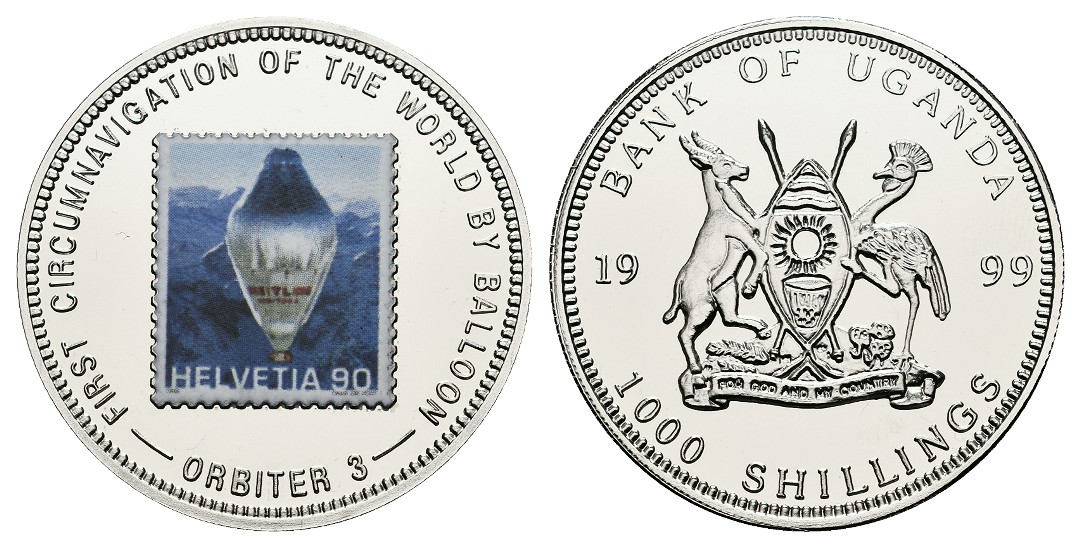  MGS USA 1 Dollar 1984 P Olympiade L.A. Weißkopfseeadler mit Ölzweig Feingewicht: 24,06g   