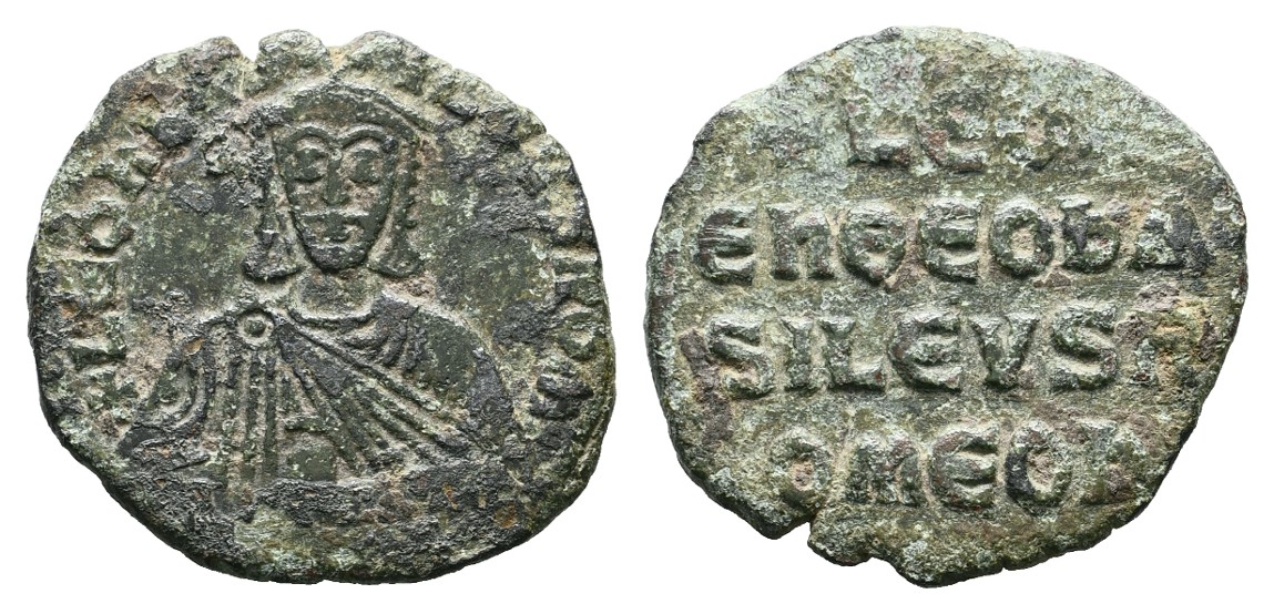  MGS Byzanz Leo VI. d. Weise 886-912 Follis Constantinopel Gewicht: 5,83g, 23mm   