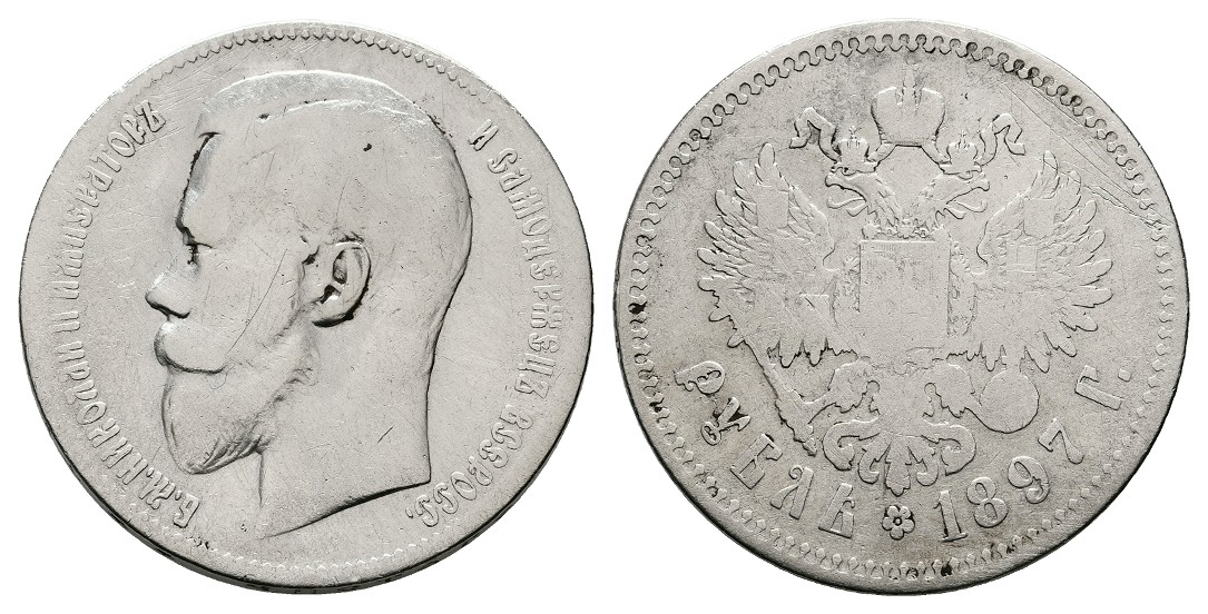  Linnartz Russland Rubel 1897 (**) ss   