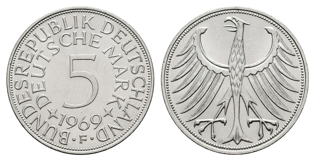  MGS Schweiz 5 Franken 1966 B Feingewicht: 12,5g   