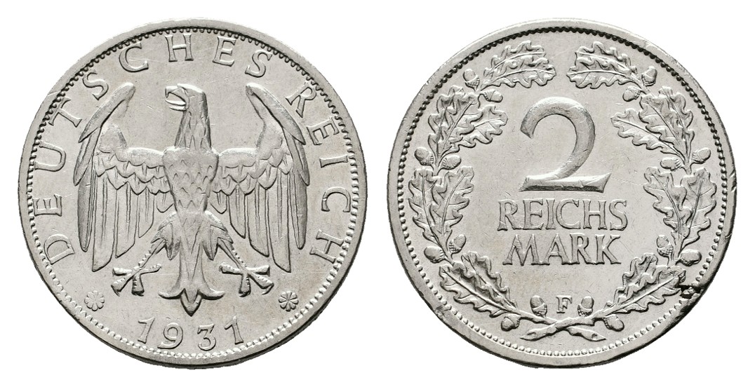  MGS III.Reich 2 Pfennig 1937 A ss-vz   