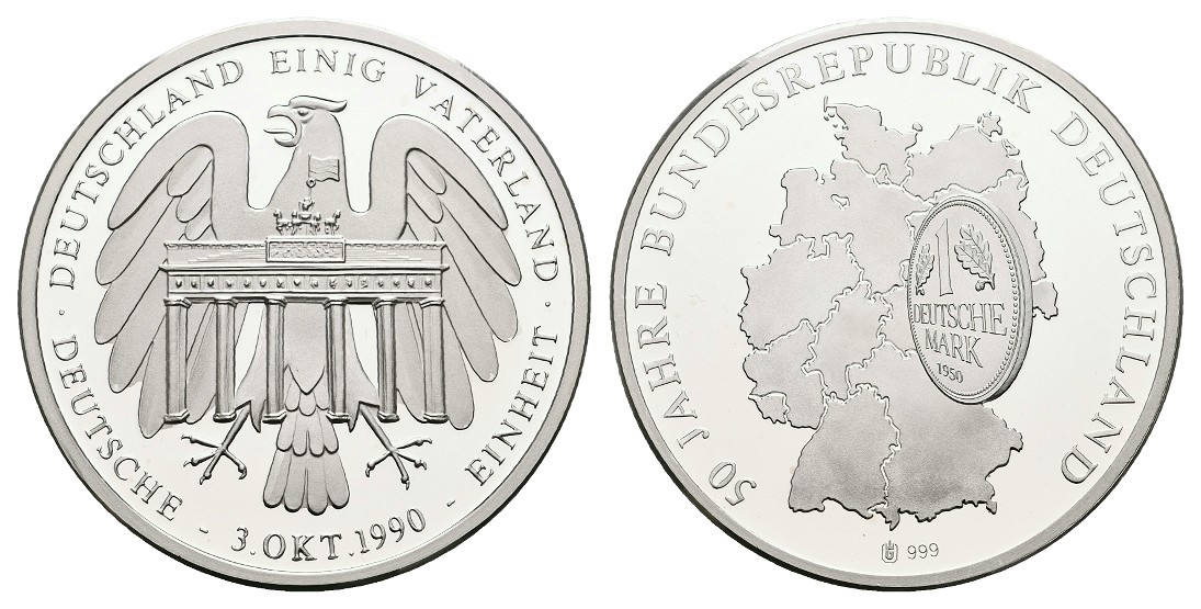  MGS Frankreich 10 Francs (1 1/2 Euro) 1997 Albrecht Dürer PP Feingewicht: 19,98g   